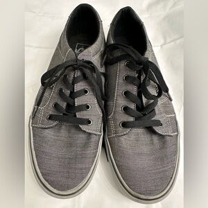 Vans Men's Charcoal Lace-Up Sneakers Size 9.5 EUC